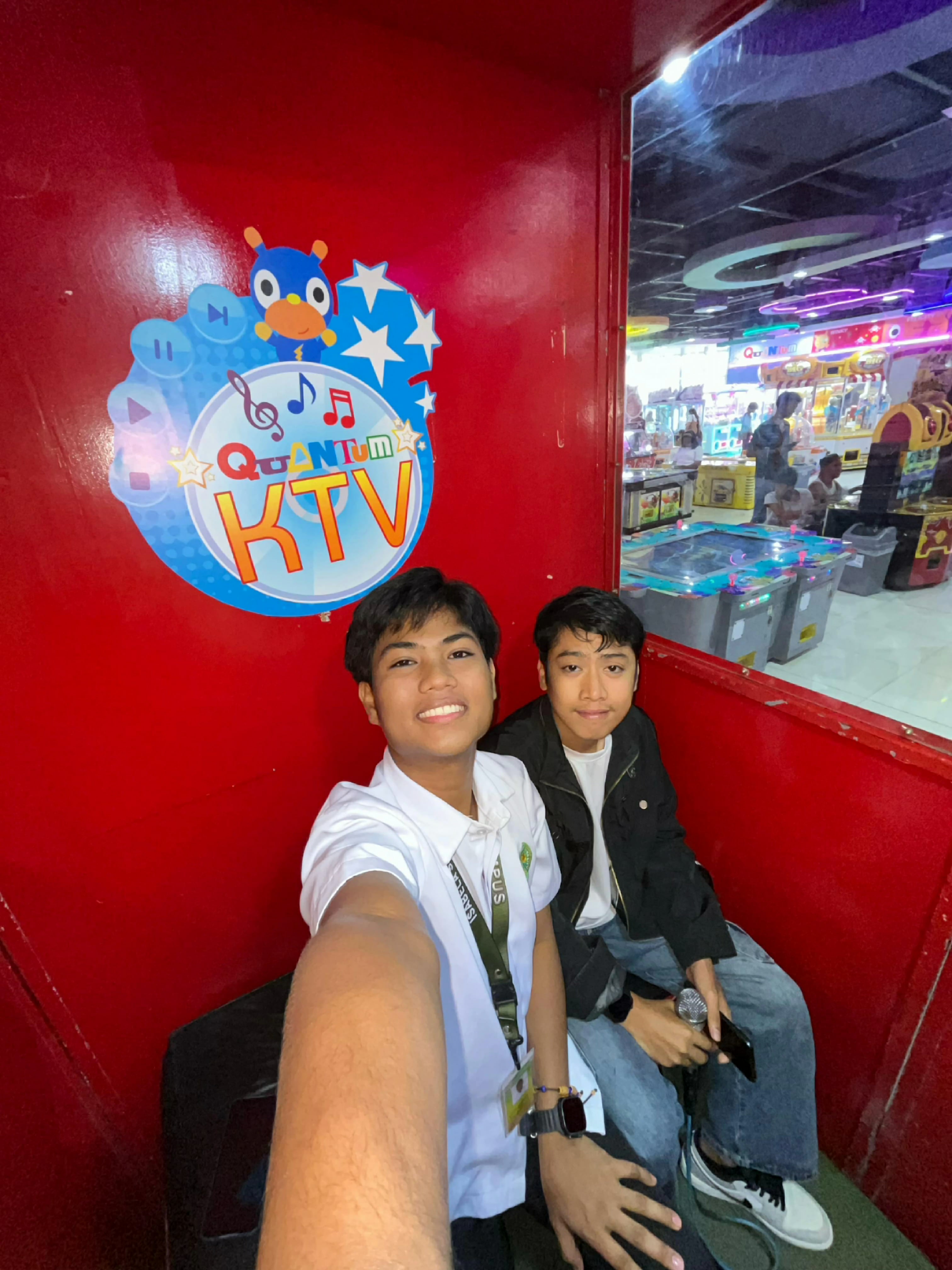 Photo with cousin Genesis